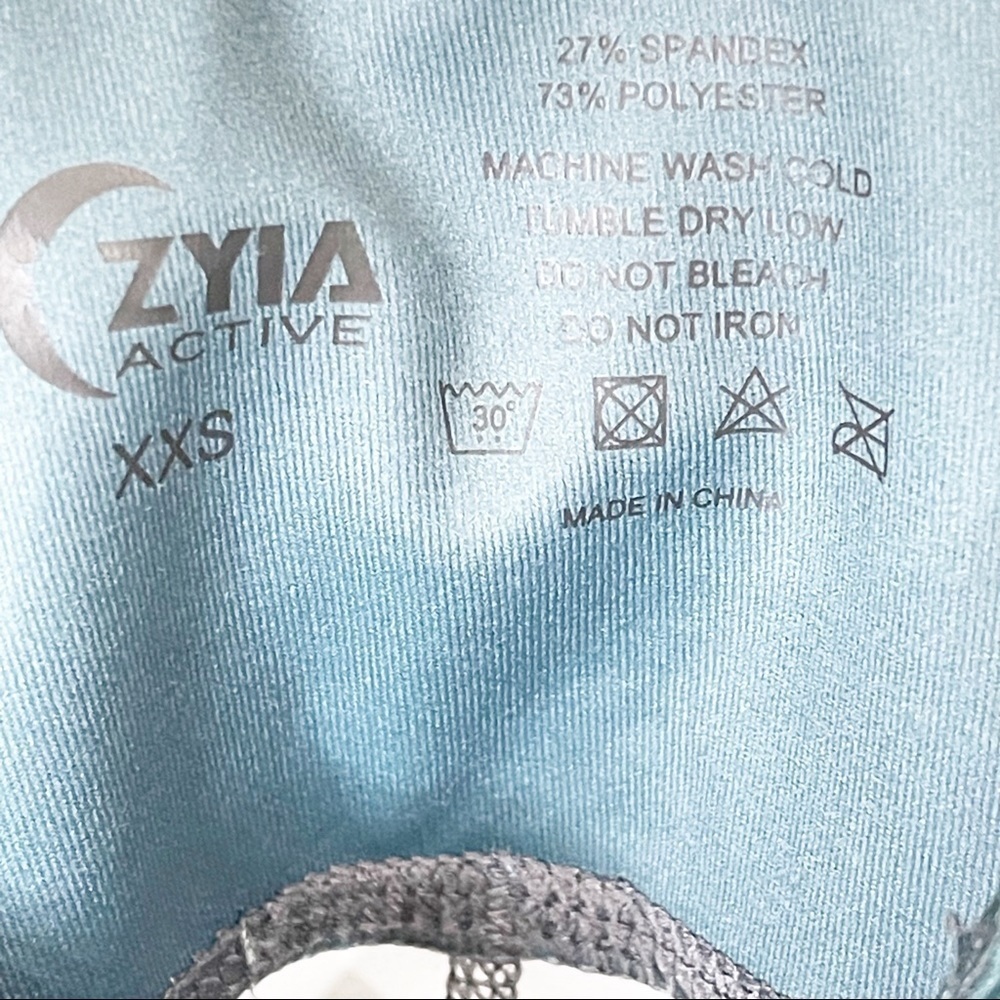 Zyia Light n Tight Jade Ombre High Rise Leggings Size XXS - Picture 6 of 7